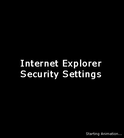 [image of Internet Explorer's security levels options window altered]